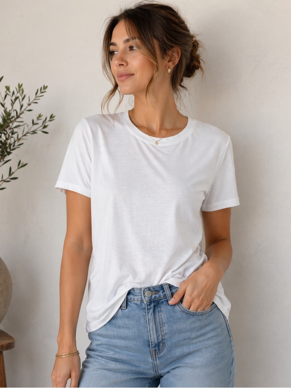 🤍✨ Workshop Republic Clothing Soft White Tee – NWT